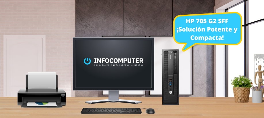 HP EliteDesk 705 G2 SFF | Analizamos el ordenador de sobremesa reacondicionado